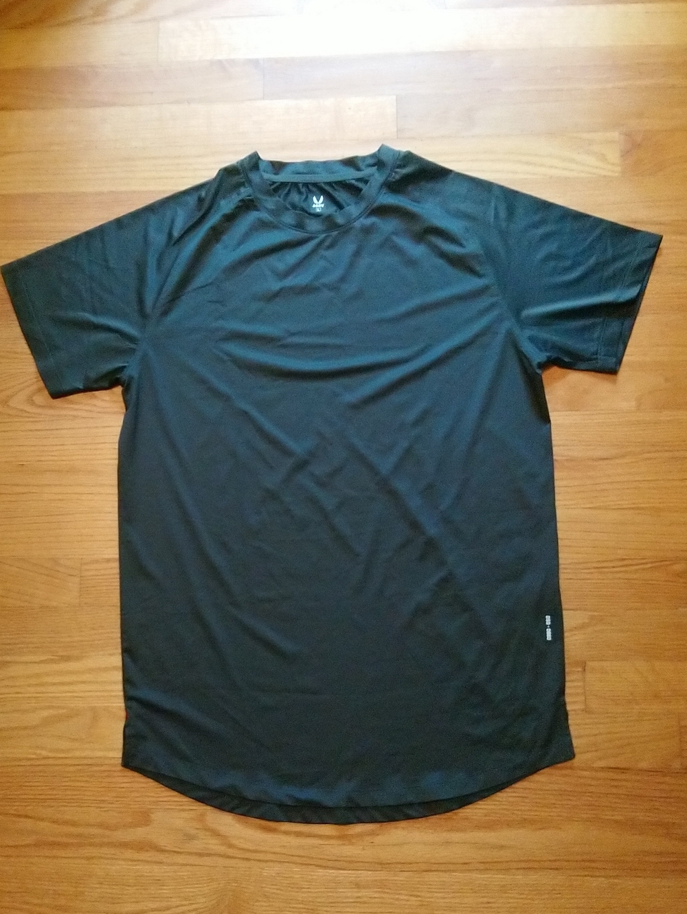 ASRV Men's Charcoal Performance Crew Neck Shirt